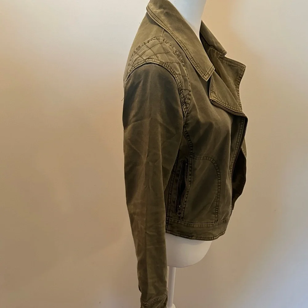 Anthropologie Green Utility Jacket - Picture 4 of 10